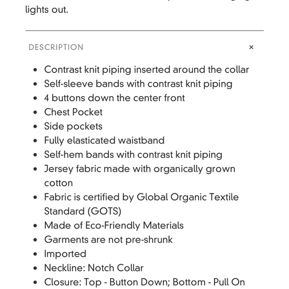 BedHead Pajamas Estate Floral Cropped PJ Set - Picture 4 of 4